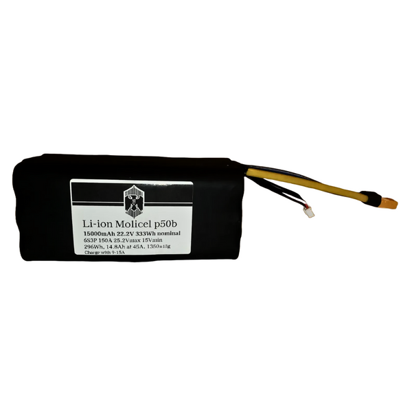 6S3P Li-ion Molicel P50B 15000 mAh 6s3p-MOLP50B-001 фото